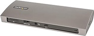 StarTech.com Thunderbolt 4 Dock, 96W Power Delivery, Single 8K/Dual Monitor 4K 60Hz, 3xTB4/USB4 ports, 4xUSB-A, SD, GbE, Thunderbolt 4 Docking Station for Windows or TB3 MacBook, 0.8m Cable (TB4CDOCK)