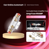 HIGH QUALITY Car Audio Power Amp 60AMP Fuse Power Amplifier Fius (1PC) Fuse Amp Kereta
