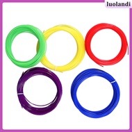 📎 Set of 5 Sturdy ABS Filament Refills for 3D Printer Pens, Mixed Colors, 5M per Roll, 10M Overall