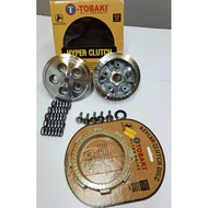 TOBAKI HYPER CLUTCH + CLUTCH PLATE EX 5 Y15 LC 135 (5 SPEED)