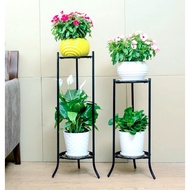 [SG Seller] Metal Plant Stand Plant Rack Flower Pot Stand - Available in Black / White colour - Stock in SG