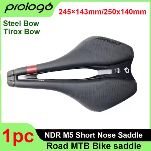 1pc 245×143mm/245x153mm Prologo NDR M5 Short Nose SaddleHollow Road MTB Bicycle Front Saddle Men Wom