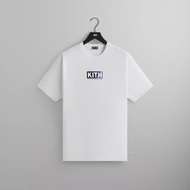 เสื้อยืดคอกลมแขนสั้นผ้าฝ้ายสไตล์ฤดูร้อน Kith Box ร่วมมือกับรถยนต์ ลายการ์ตูนสีบล็อก แฟชั่นลำลองสำหรั
