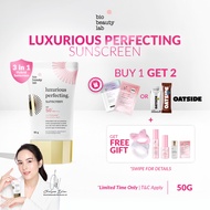 Bio Beauty Lab Luxurious Perfecting Sunscreen SPF 50+ PA ++++ 50g | 3-in-1 Hybrid Sunscreen Primer S