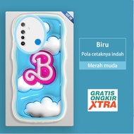 Jasouwe Realme 5 5i 5s 6 6i 6S 7i C17 8 8i 9 pro plus 9i Phone case 3D cloud pattern colorful wave b