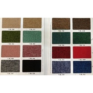 Thick Plain Office Carpet Size 1x4 Meters Width 4 Mtr Luxury Exhibition Carpet