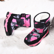 รองเท้าเด็กฤดูหนาว2023รองเท้าบูทกันหิมะสำหรับเด็ก,รองเท้าบูทกันน้ำสำหรับเด็กผู้ชาย,ฉนวนกันความร้อนสุดนุ่ม,และรองเท้าผ้าฝ้ายสำหรับเด็กผู้หญิง Taipu