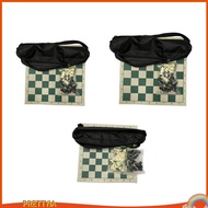[PrettyiaSG] Portable Chess Set,Roll up Chess Board Game Set,Lightweight Board Games,Chess