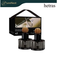 HETRAS Car Diffuser 77ml | Luxury Flower Shop Scent x2 | Premium Car Air Freshener Gift Set