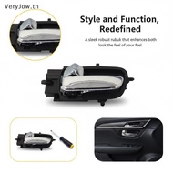 [VeryJow] Chrome Car Interior Handle Replacement for  82610-1J000 82620-1J000 Improve Functionality 