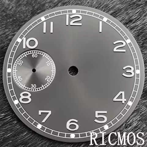 ETA6497 ST3600 37mm Watch Dial black Watch Dial Green Luminous For ETA6497 ST3600 Movement Watch Acc