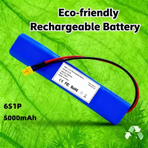 6S1P 21.6V 6000mAh Rechargeable Lithium Ion Battery Pack, Portable Power for DIY Electronics RC Mode