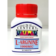 21ST CENTURY L-ARGININE 1000MG 30'S