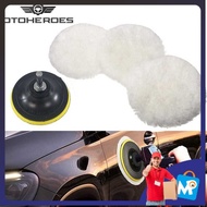 (5 Pcs) OTOHEROES Car Body Polishing Pad Wool Buffer Polishing 4 Inch - DB5
