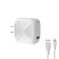 Pengisi daya ponsel 18W Adaptor pengisi daya ponsel USB Set universal pengisian daya super cepat Dil