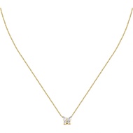 LA PETITE STORY 925 Silver Friendship Necklace Yellow Gold Plated 45+5CM Women Jewelry LPS10ARR111