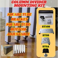 Timber Tube Mounting Kit Square Tube Bottom Adjustable Stand Square Tube Bracket Timber Tube Compone