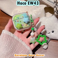 【High quality】For Hoco EW43 Case Earphone Case Colorful Butterfly Soft Silicone Casing