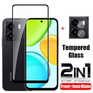 For Honor X6E X7E 5G 4G 2026 Screen Protector 2in1 Full Cover Tempered Glass For HonorX7E HonorX6E C