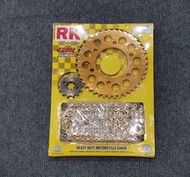 Bộ NSD ( Nhông/ Sên / Đĩa) RK cho Winner 150-X Exciter 135 và Exciter 150.