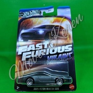 Diecast Hot Wheels Fast & Furious VILLAINS 2005 Aston Martin DB9 black matte