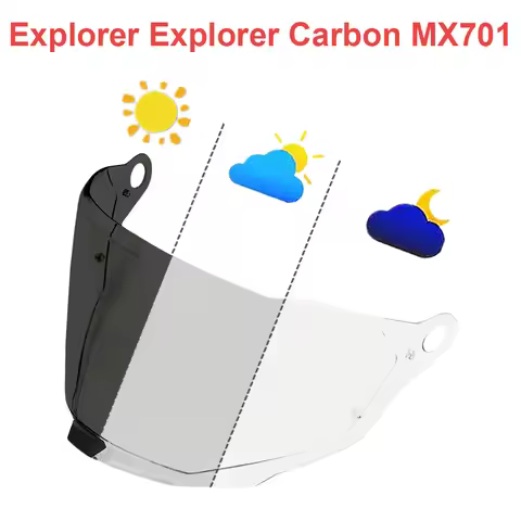 For MX701 EXPLORER C Motocross Detachable Rally Off-road Motorcyle Helmet Original Replacement Visor
