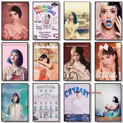 Melanie Martinez Singer Crybaby Music Album Poster Canvas Painting HD Printed Wall Art Pictures Room