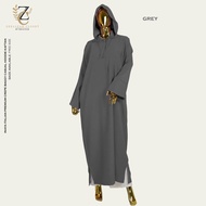 ZEELLZAHCLOSET KAFTAN HOODIE INAYA MUSLIM WOMAN HOODIE COOL FABRIC VIRAL COMFORTABLE IRONLESS KAFTAN