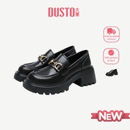 DUSTO Loafers Soft Sole Soft Leather Heightening Leather Shoes DW25Q0131A