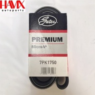 Gates Belt 7PK 1750 Premium (Honda Accord, CR-V, Nissan Navara, NP300, Terra) (Code: Gates 7PK 1750 