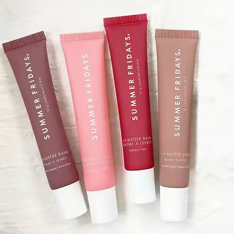 Summer Friday's Facial Mask Cherry Sweet Mint Pink Sugar Limited Edition Lip Balm Set Moisturize Lip