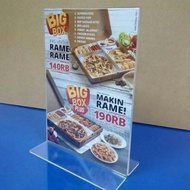 A4 acrylic brochure display