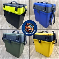 AquaTackle - 【BOX001】Direct Kilang Fishing Tackle BOX 37cm Kotak Pancing Tahan Lasak boleh Duduk Equ