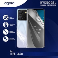 LAYAR Anti-Scratch Hydrogel For Itel A60 Hydrogel SCREEN Protector Film - ANTI SPY, FULL SCREEN, ITE