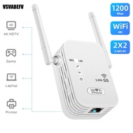 5GHz WiFi Repeater 1200Mbps Router Amplifier Wi-Fi Long Range Extender2.4G/5.8G WiFi Signal Booster Repeater Wireless Ex