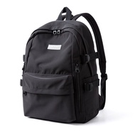 MOYYI Tide Simple Fashion Womens Backpack Preppy Solid Teenager Computer Zip Bag For Girls Commuter