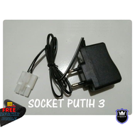 Rc Charger Socket 3 Cas Adaptor Socket 3 3pin Car Remote Charger for 4.8V 6V 7.2V 9.6 Battery