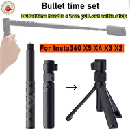 For Insta360 X5 Invisible Selfie Stick Bullet Time Rotating Handheld Tripod  For Insta360 X5/X4/X3