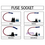 FUSE SOCKET - BIG,MINI,MICRO,MICRO 2