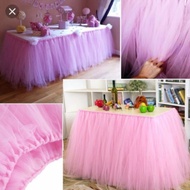 Tutu Tulle Table Skirt Tableware 50yards/100yards