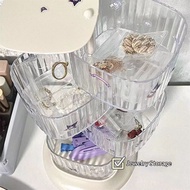 Rotating Storage Box Hairpin Hair Accessories Headband Hair Ring Storage Beauty Egg Storage Jewelry 