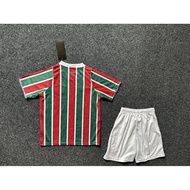 [Football jersey children's set] 24-25 Fluminense home jersey children's football set casual jersey can be customized