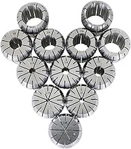 12Pcs ER40 Collets with Common Size 1/8 3/16 1/4 5/16 3/8 1/2 5/8 3/4 1 1-1/16 1-1/8