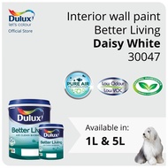 Dulux Interior Wall Paint - Daisy White (30047) (Better Living) - 1L / 5L