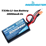 RadioMaster 2S 5000mah 7.4V Li-ion Battery with XT30 Plug for TX16S Compatible TBS Crossfire Module 