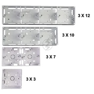 PVC BOX SURFACE TYPE NUT / PVC BASE 3X3 / 3X6 / 3X7 / 3X10 / 3X13