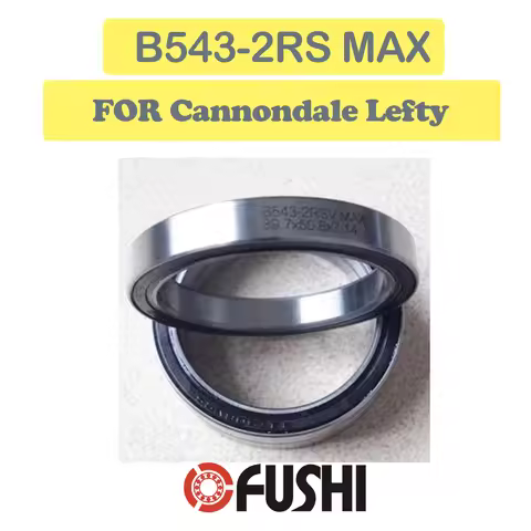 B543-2RS MAX Bearing 39.7*50.8*7.14 mm 1PC For Cannondale Lefty Full Balls Bicycle Headset B543 3975