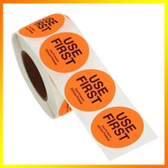 Adhesive Inventory Labels Round Control Labels Permanent High-Quality Inventory Stickers For  Office