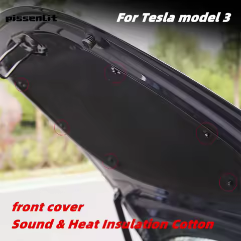 For Tesla Model 3 Car Accessories Hood Sound Heat Insulation Cotton Model 3 for Tesla Three Tesla Mo