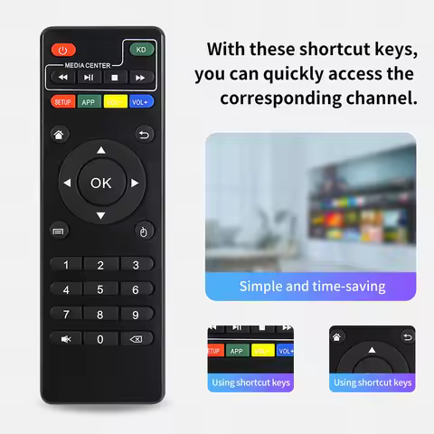 X96 Mini Replaced Universal Android TV Box Remote Control,for MXQ Pro 4K,T95M,T95N,T95X,MX9,H96,H96 